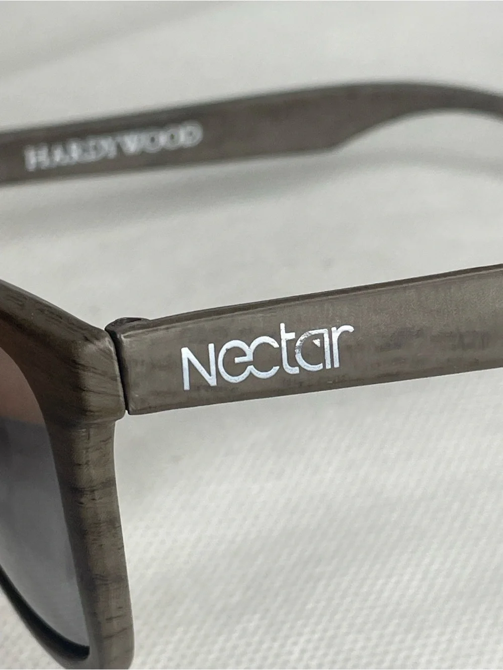 Nectar Hardywood Polarized Sunglasses Marble Earth Gray UV400 Smoke Mirror Lens